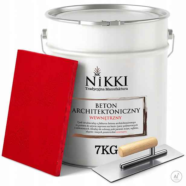 Dekorativní architektonický beton vnitřní 7 kg červený ohnivý Paca