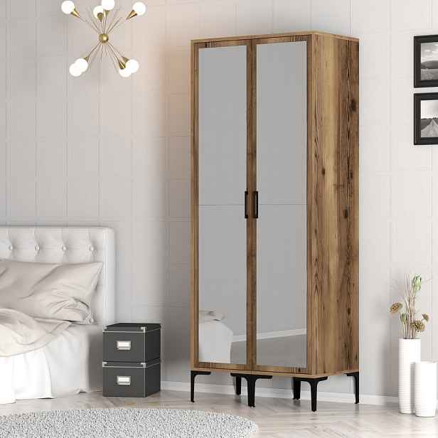 Šatní skříň Kumsal RR - Walnut