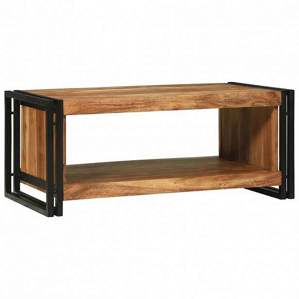 vidaXL Konferenční stolek Hnědá 90 x 50 x 38 cm Masivní akátové dřevo
