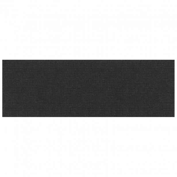 vidaXL Nástěnný čelník 12 ks 90 x 30 cm Černá textil