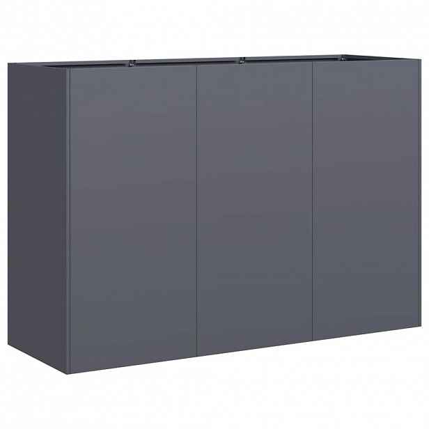 vidaXL Truhlík antracitový 120x40x80 cm ocel válcovaná za studena