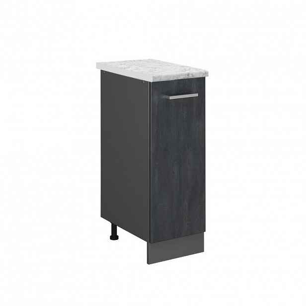 Vicco LÉKÁRNIČKOVÁ SKŘÍŇKA R-Line Černý beton 30 cm PD Mramor