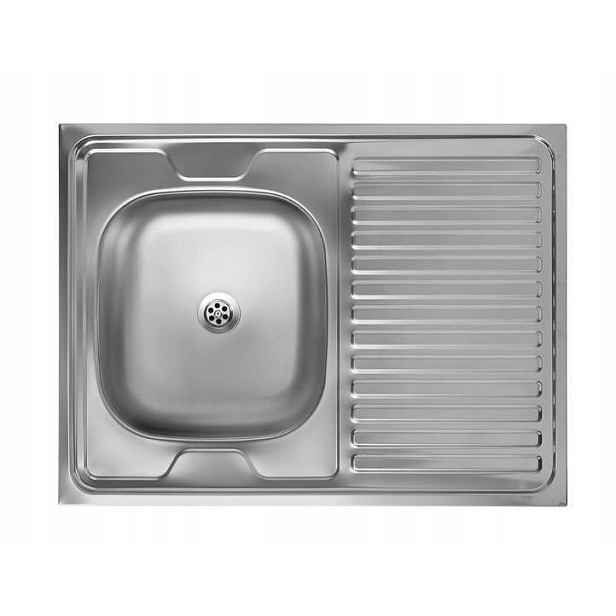 Dřez Nakládací Sifon Inox 60x80 cm
