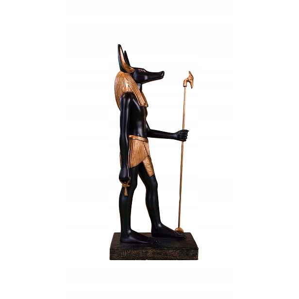Figurka Anubis chránící mrtvé bůh podsvětí Starověký Egypt