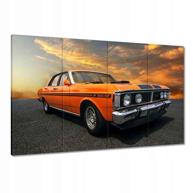 Obrazy 120x80 Oranžový Klasika Auto