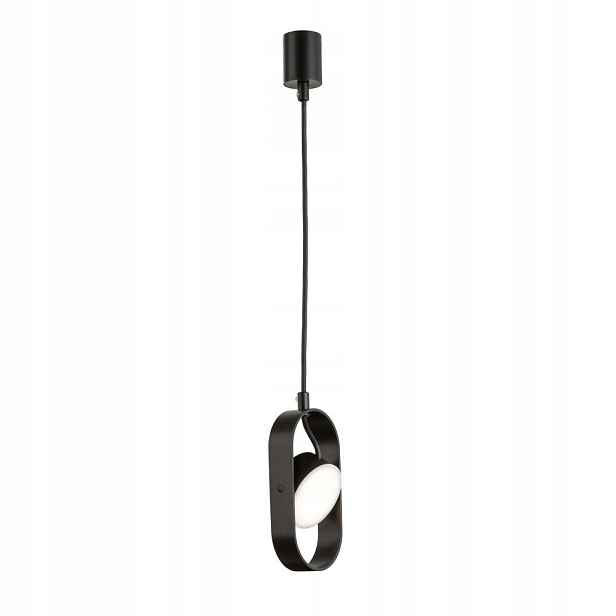 Shilo Furoku závěsná lampa černá nastavitelná Led 6W 3000K 690 lm