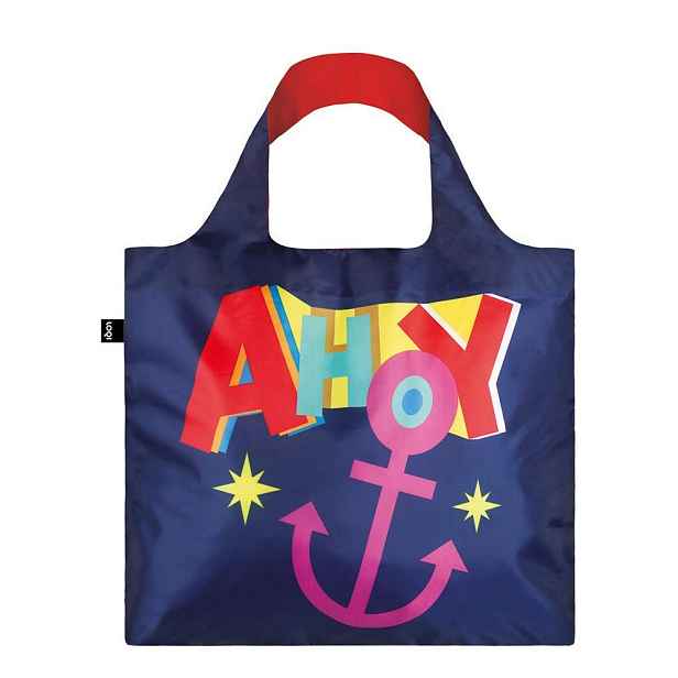 Skládací nákupní taška LOQI NAUTICAL Ahoy