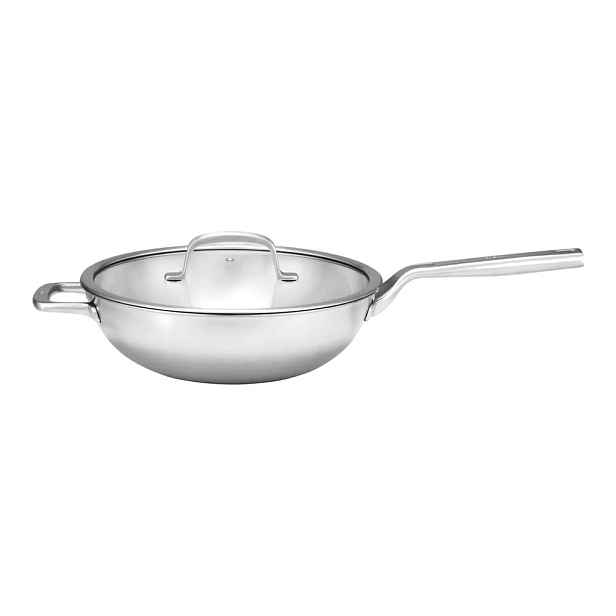 Wok nerezová pánev s poklicí ø 30 cm Chili Ta – FABINI