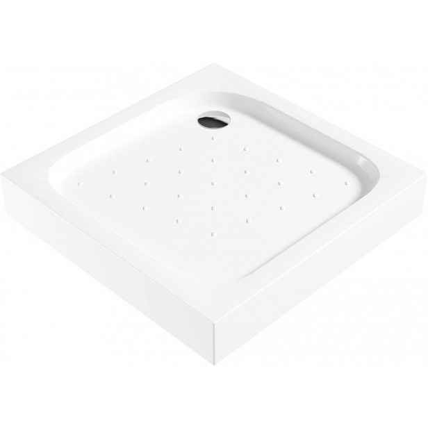 DEANTE - Funkia bílá - Akrylátová sprchová vanička, čtvercová, 90x90 cm KTC_041B