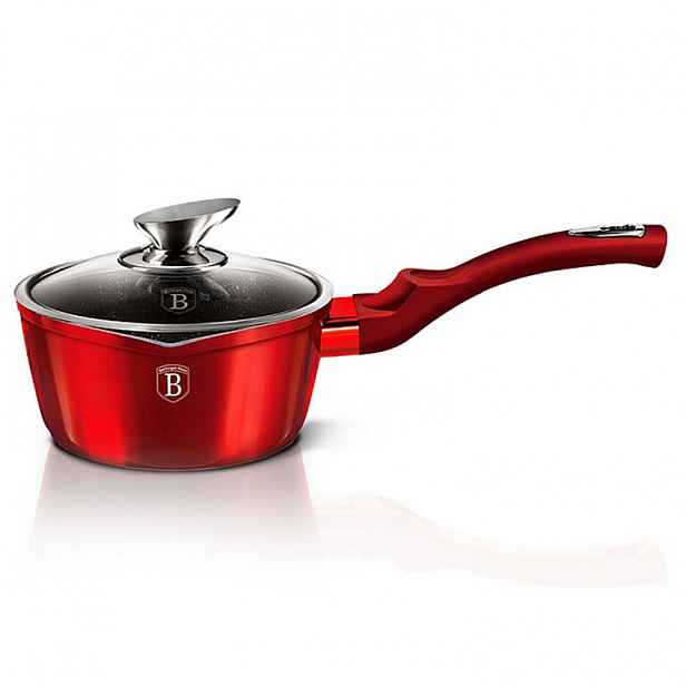 Rendlík s poklicí s nepřilnavým mramorovým povrchem Burgundy Metallic Line 1,2 l