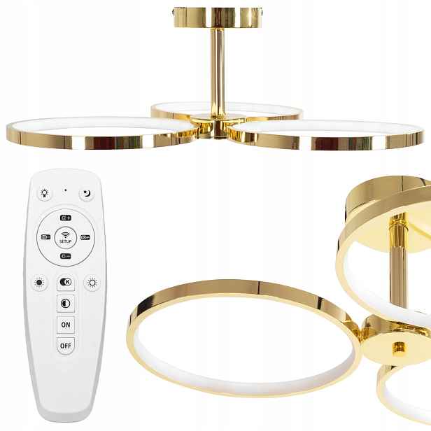 stropní svítidlo Led Zlatá, Moderní, S Dálkovým Ovládáním, Změna Barvy Toolight