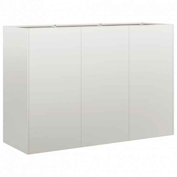 vidaXL Truhlík 120x40x80 cm nerezová ocel
