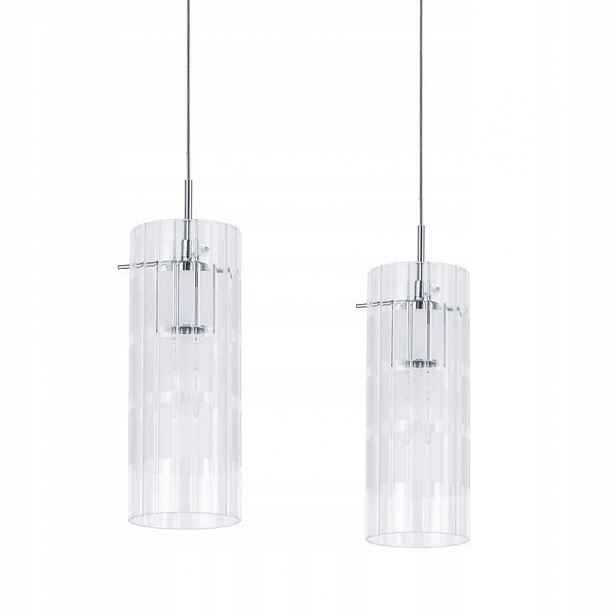 Závěsná lampa Pendel Metal Chrom 2xE27 Moderní design Max Italux