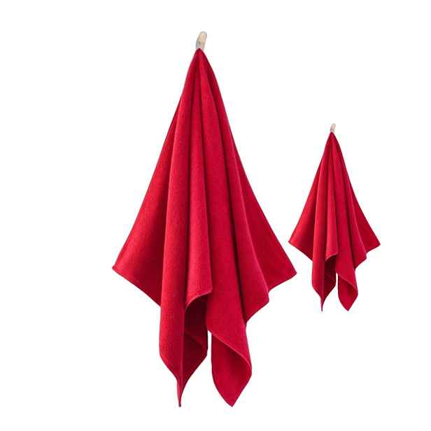 Zwoltex Kiwi 2 sada ručníků ručník červený 50x100 70x140