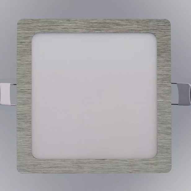 LED podhledové svítidlo SQUARE 12W 4200K ČTVEREC CHROM