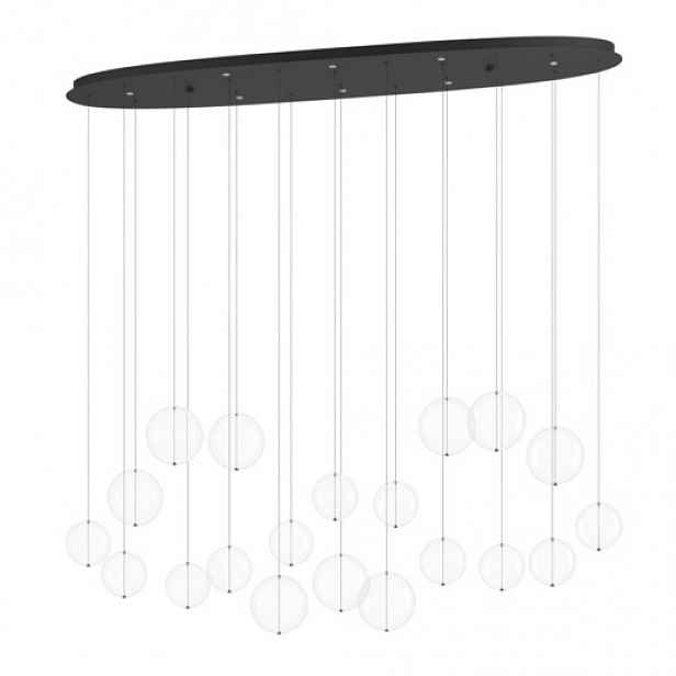 LED Závěsné osvětlení Eglo ESPARDELLO černá 390344