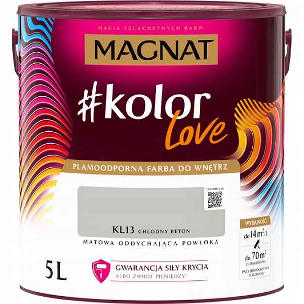 Magnat Barva Love KL13 chladný beton 5L Bs