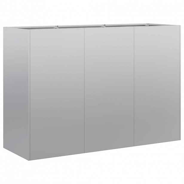vidaXL Truhlík 120x40x80 cm pozinkovaná ocel