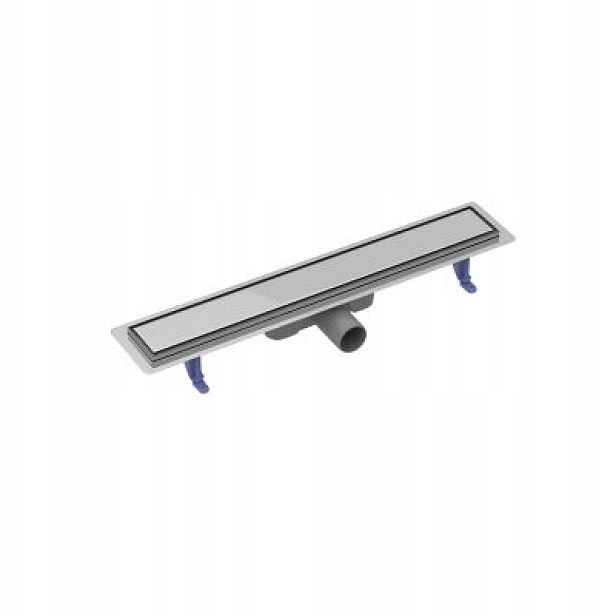 Lineární odtok Cersanit Tako 60 cm Oboustranný Chrom moderní S907-008