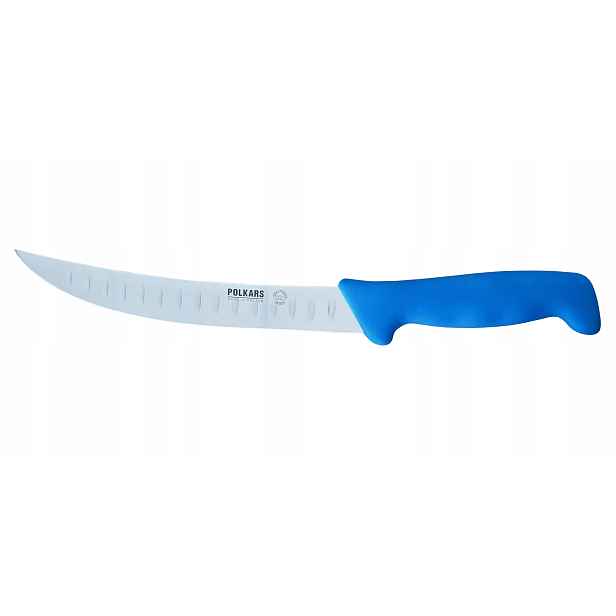 Polkars nůž č. s kuličkovým výbrusem, modrý (21 cm)