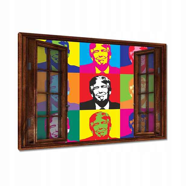 Obrazy 120x80 Trump Abstrakce