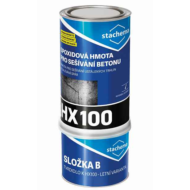 Hmota epoxidová pro sešívání betonu Stachema HX100 zimní 1,19 kg