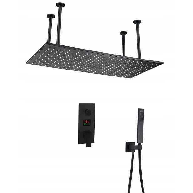 Podomítkový Set Dešťová Sprcha 80x40 Led
