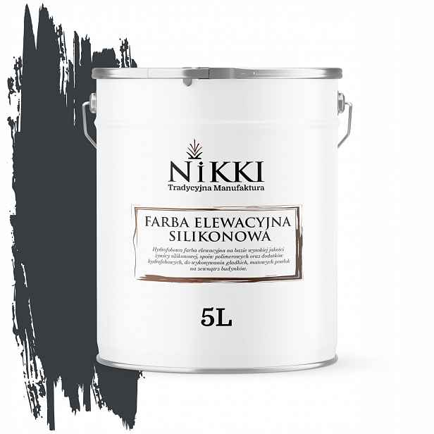 Barva Silikonová Fasádní Barva 5L Antracit Ral 7016 Uv