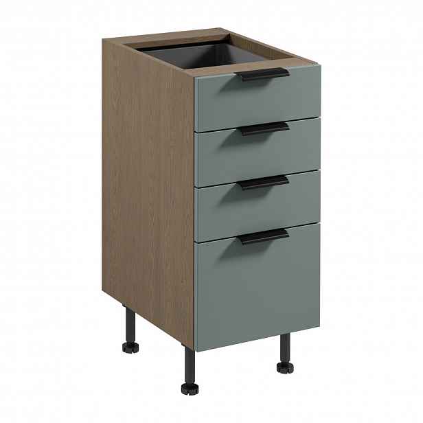 Kuchyňská skříňka SORENTO D40S4 AX -  Baltic Storm Zelená