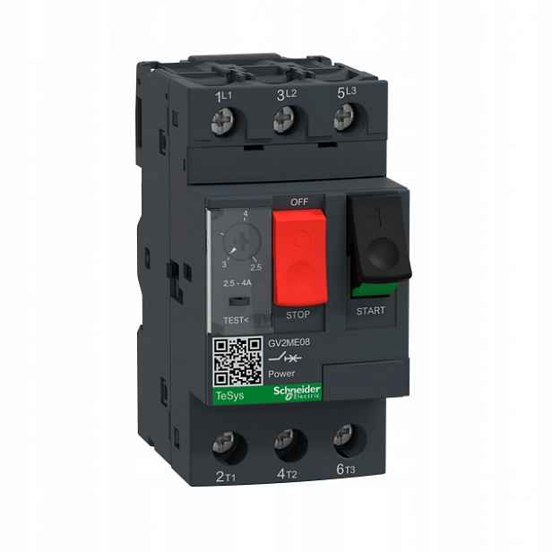 Schneider Electric motorový vypínač TeSys Deca 3P 2,5-4 A GV2ME08