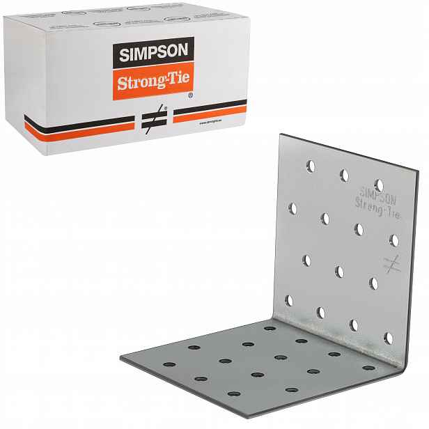 Tesařské spojky úhelníky 80x80x80x2 mm 50 ks montážní Simpson Anps