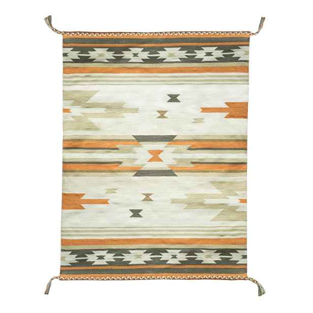 Oboustranný venkovní koberec z recyklovaného plastu Green Decore Aztec, 120 x 180 cm
