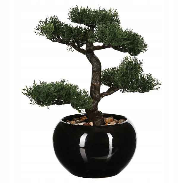 Stromek Bonsai Umělá Rostlina V Květináči – 36 CM