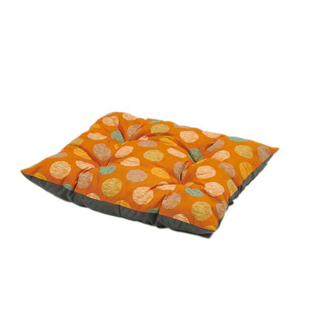 TOP Multifunkční polštář velikost L 100x70 - Oranžová kolečka/Šedý