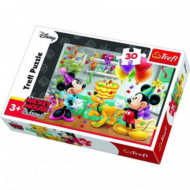 Trefl Puzzle Mickey Mouse: Oslava 30 dílků