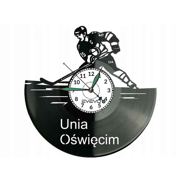 Unia Osvětim Hokej Nástěnné hodiny Vinylová deska pro fanouška jako Dárek