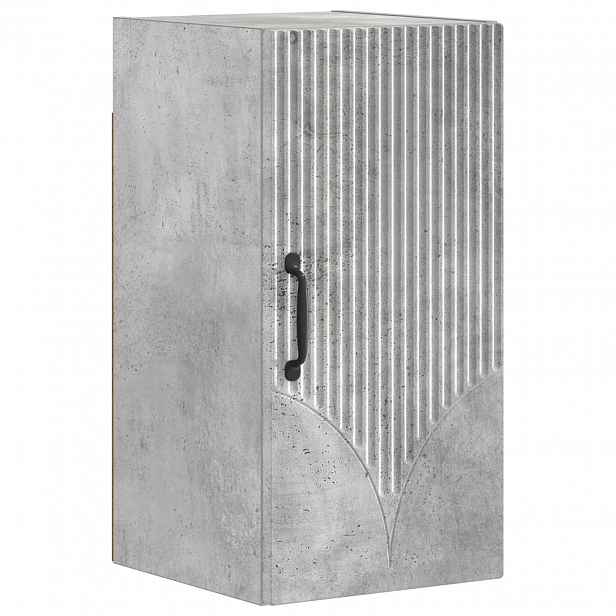 vidaXL Koupelnová nástěnná skříňka HOORN Betonově šedá 30 x 31 x 59 cm
