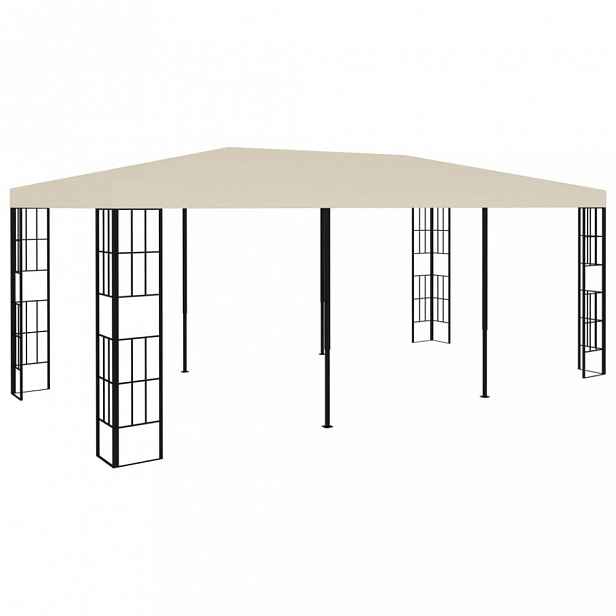 Zahradní altán 3 x 6 m Dekorhome Krémová