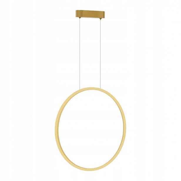 Závěsná Led lampa Milagro Saturno Gold 28W 1500lm 50cm 4000K Zlatá Kulatá