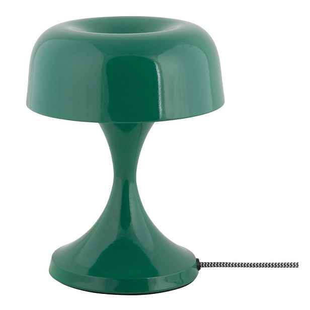 Zelená kovová stolní lampa (výška 20 cm) Moda Retro – Leitmotiv