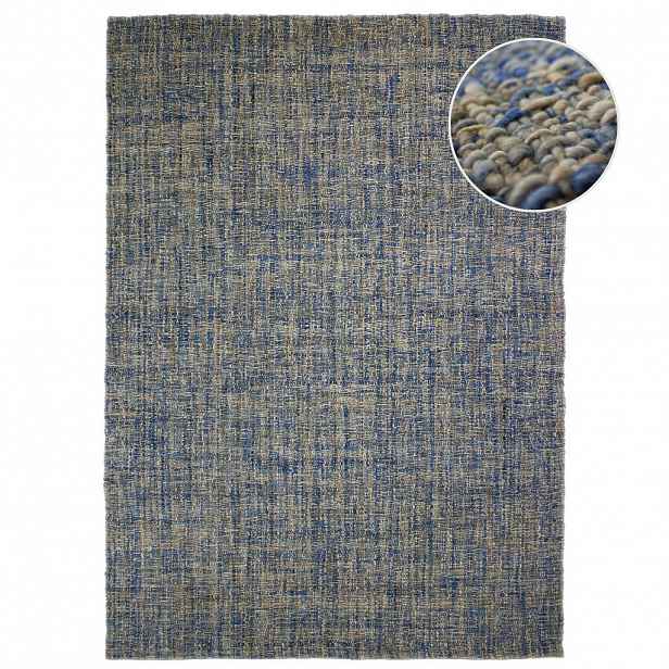 Flair Rugs VLNĚNÝ KOBEREC, 160/230 cm modrá