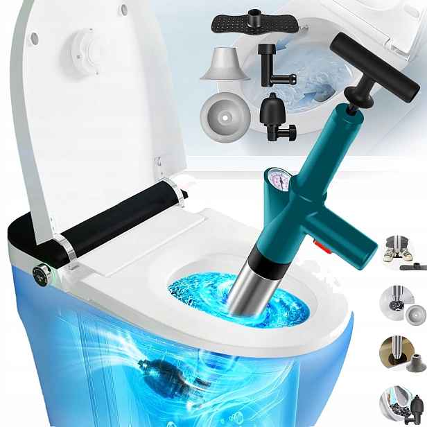 Pumpa Tlakový Nástroj Pro Dráždění Ryr Kanalizace Wc Sifonů Odtokového Dřezu