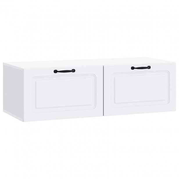 vidaXL Nástěnná TV skříň Bílá 98 x 41 x 30 cm Kompozitní dřevo