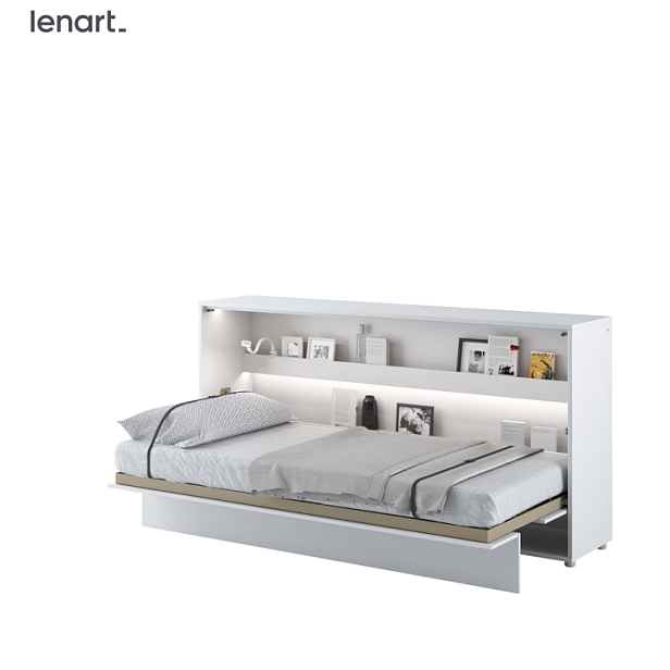 Dig-net nábytek Sklápěcí postel Lenart BED CONCEPT BC-06 bílá | 90 x 200 cm