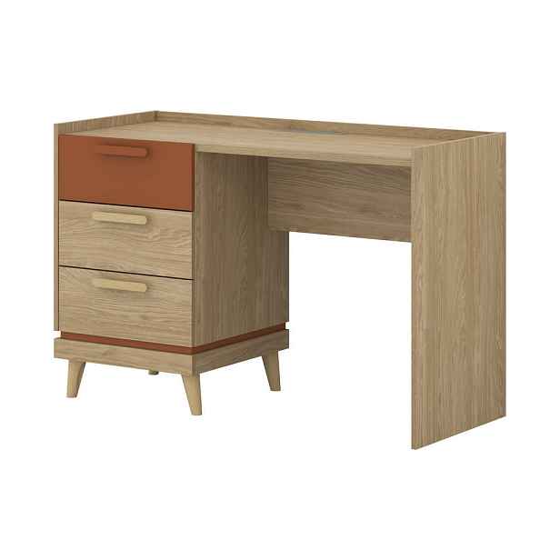 MASSENO PSACÍ STŮL ACARA, 120x50x79,5 cm, dekor dub