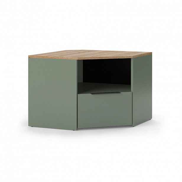 Vicco NÍZKÝ NÁBYTEK POD TELEVIZI Wido Zelená 68 x 50 cm