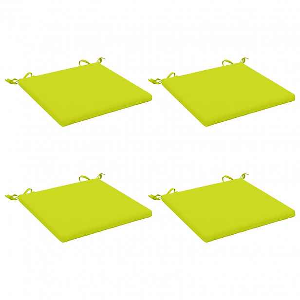 vidaXL Polstry ve 4 kusech SOEST 4 ks 100% polyester Jasně zelená