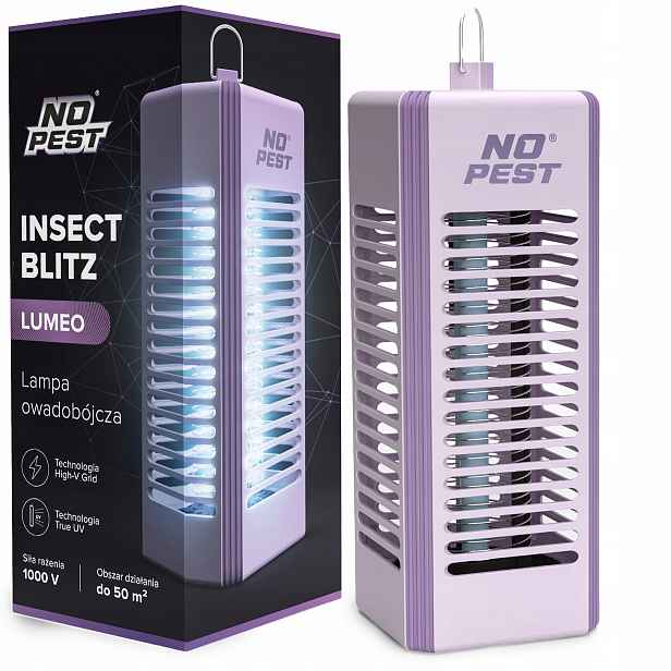Uv Lampa Proti Komárům, Mouchám, Vosám, Můrám, Elektrická, Bez Pecek, Levandulová