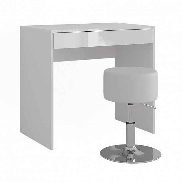 Vicco TOALETNÍ STOLEK Sherry Bílá/bílý vysoký lesk 81.4 cm s stoličkou