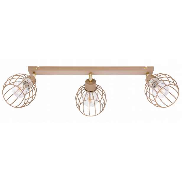 Závěsná Stropní Lampa Stropní Svítidlo Lustr Pohyb Kula 3x E27 Kašmír béžová ecru